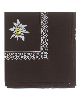 Farmer's Handkerchief | Flower Large Brown