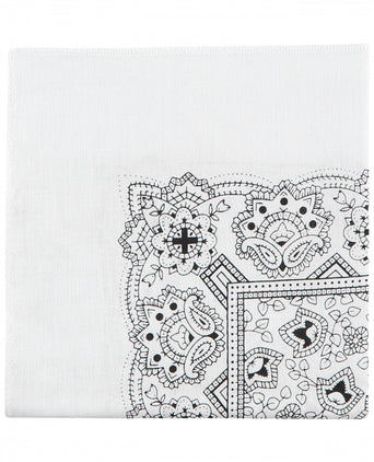 Farmer's Handkerchief | Flower White