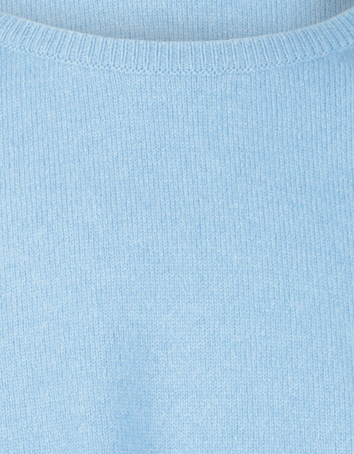 William Lockie Round Neck Lambswool Pullover | BlueSky