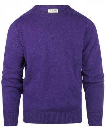 William Lockie Ronde Hals Lamswol Pullover | Jacaranda