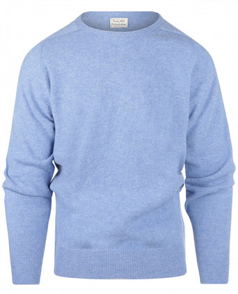 William Lockie Ronde Hals Lamswol Pullover | Surf
