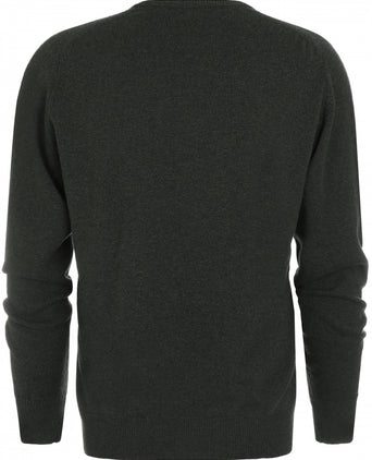William Lockie Ronde Hals Lamswol Pullover | Seaweed