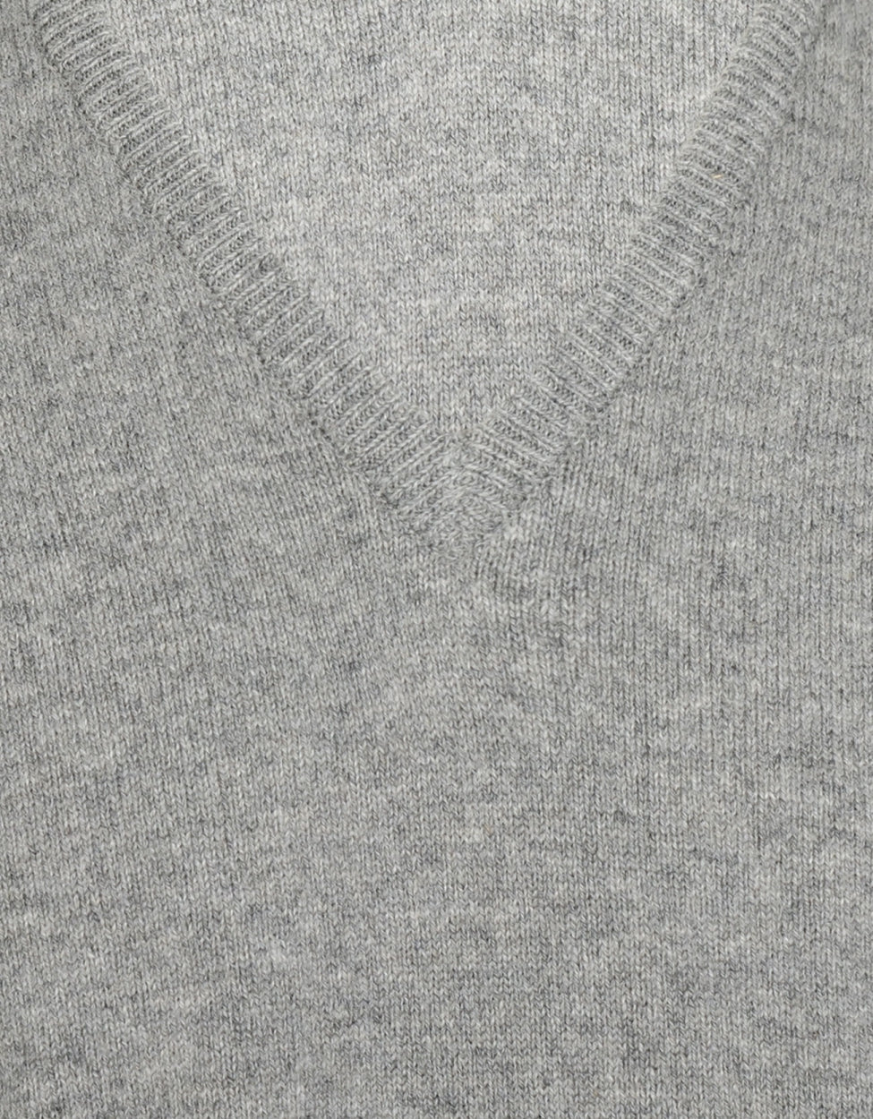 William Lockie V-neck Lambswool Pullover | Flannel