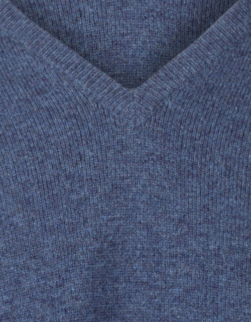 William Lockie V-neck Lambswool Pullover | Rhapsody