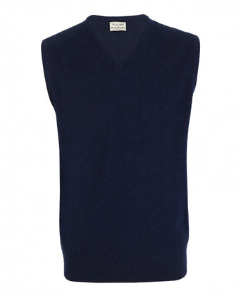 William Lockie Slipover Lambswool | Navy