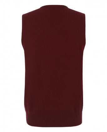 William Lockie Slipover Lambswool | Bordeaux