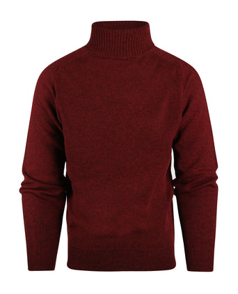 William Lockie Turtleneck Lambswool | Red Velvet