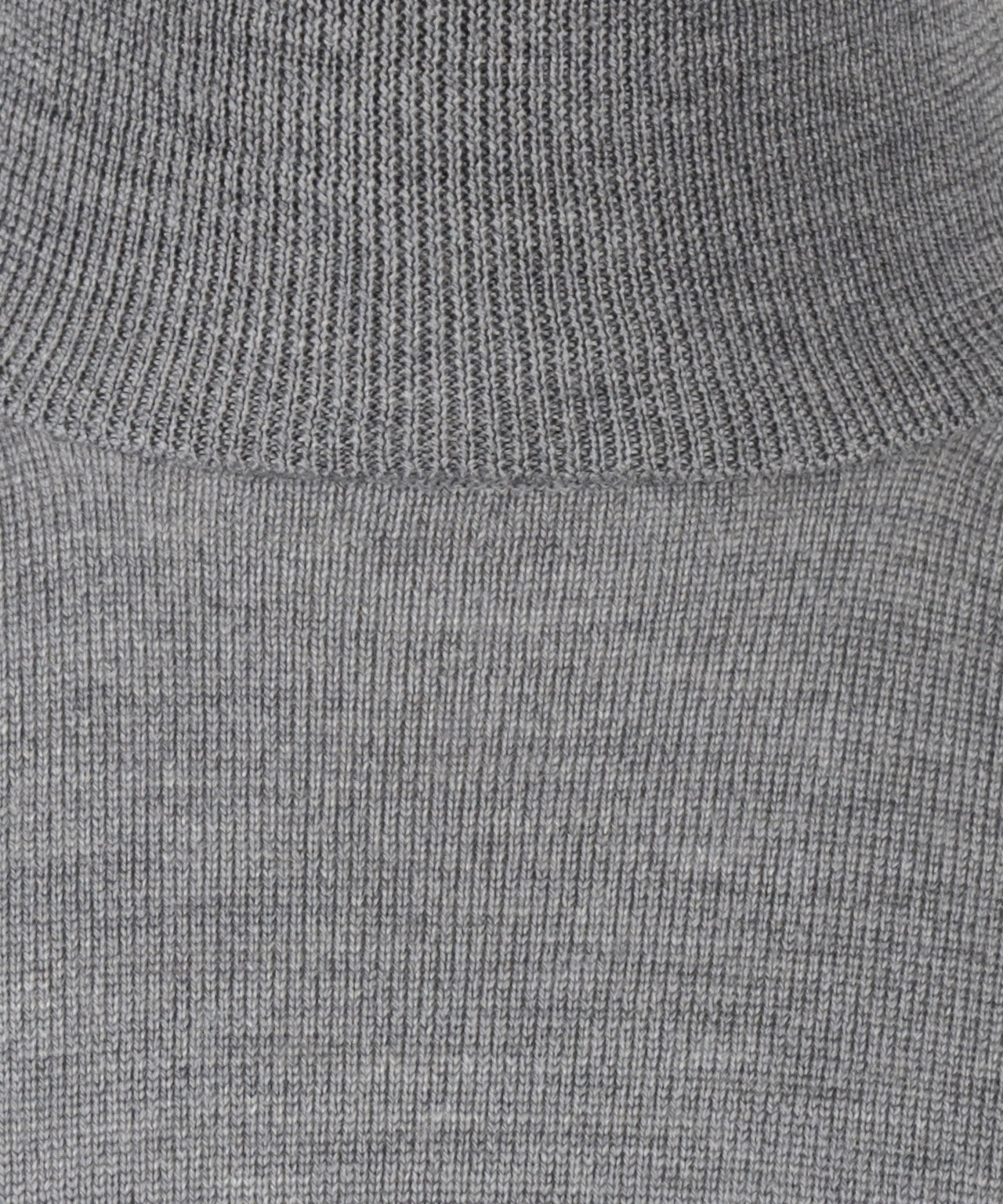 Rollkragenpullover aus Merinowolle | Grau