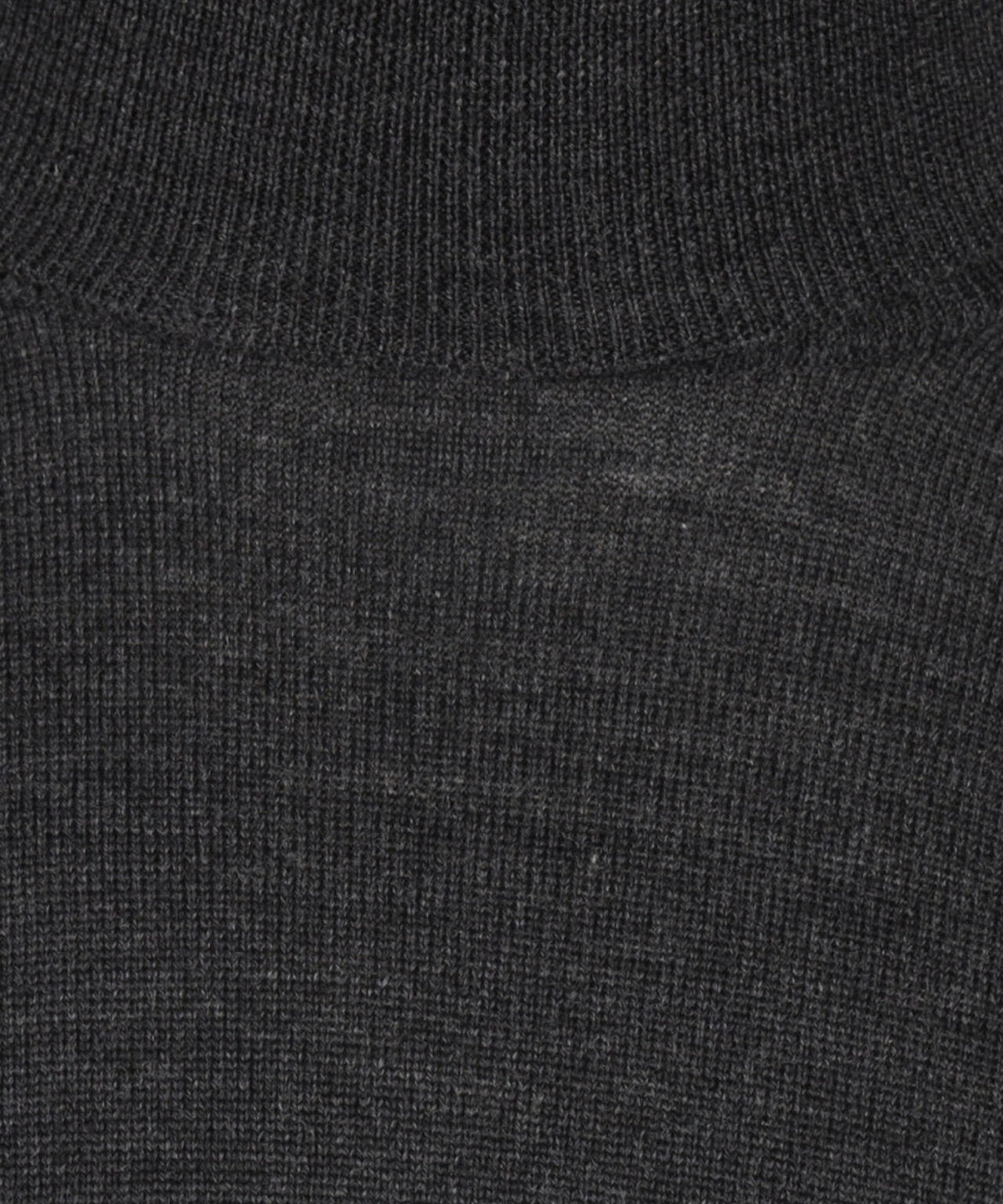 Merino Roll Neck Pullover | Charcoal