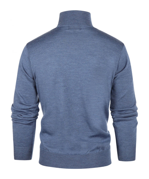 Turtleneck Merino wool | Bleu Mix