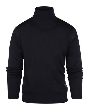 Turtleneck Merino wool | Navy