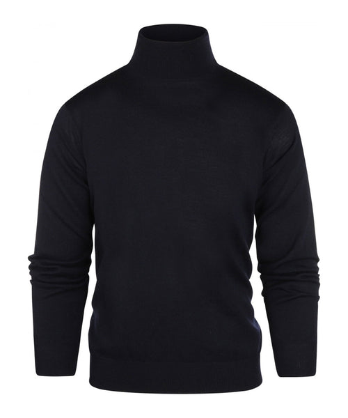 Turtleneck Merino wool | Navy