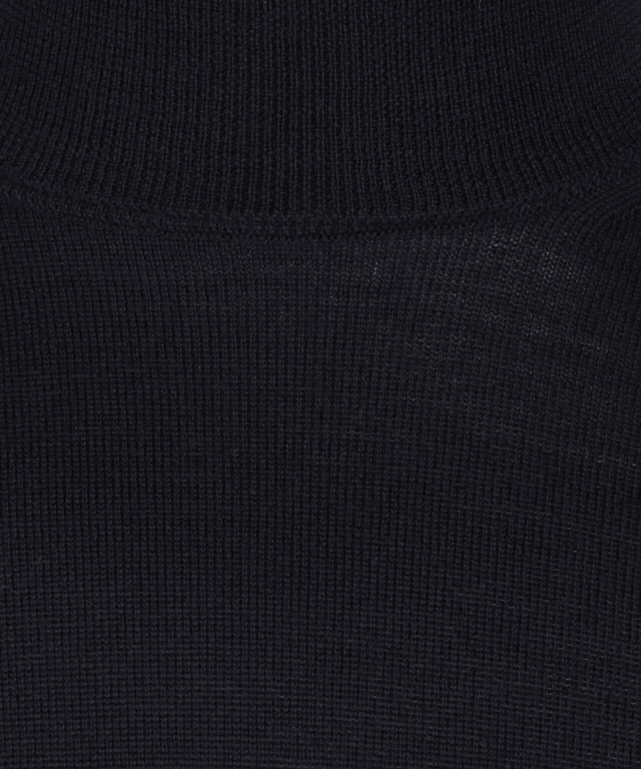 Merino Roll Neck Pullover | Navy