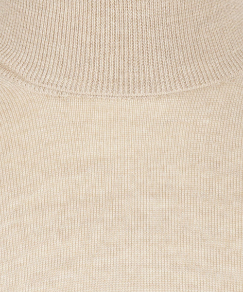 Turtleneck Merino wool | Beige