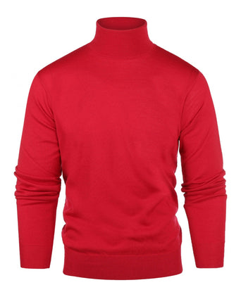 Turtleneck Merino wool | Red