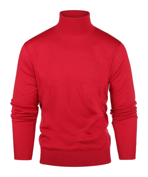 Turtleneck Merino wool | Red