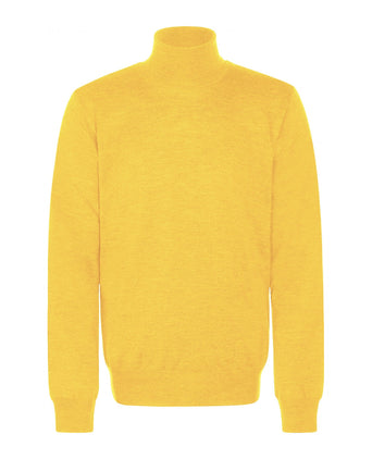 Turtleneck Merino wool | Yellow