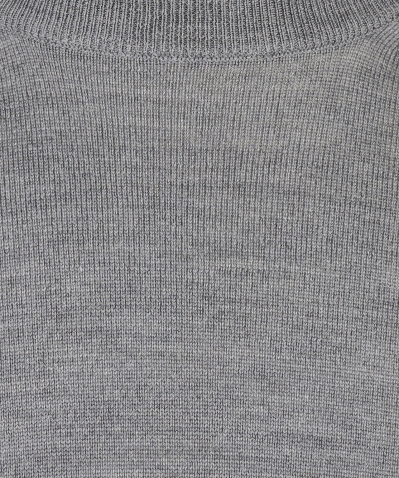 Merinowollpullover mit Rundhalsausschnitt | Grau