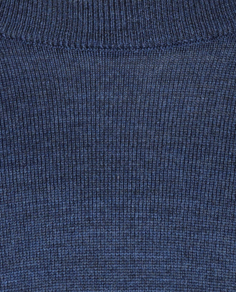 Pullover Merino wol ronde hals | Blauw