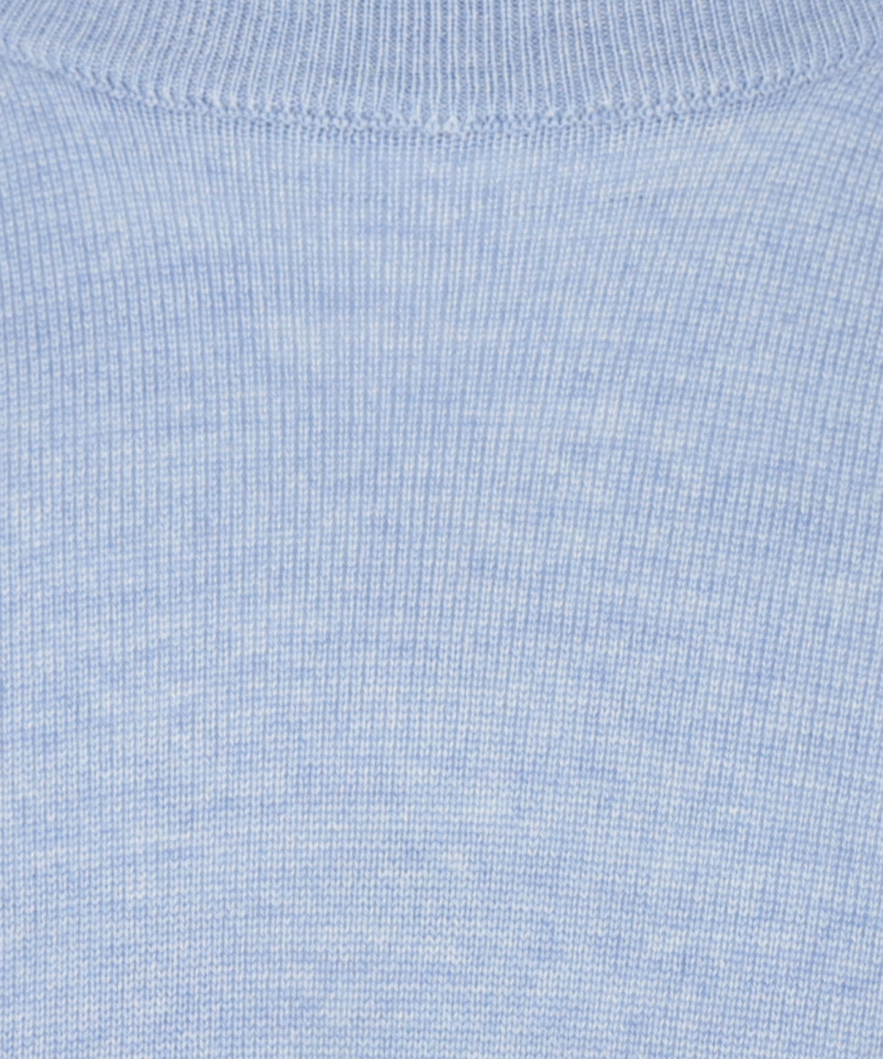 Merino Ronde Hals Pullover | Licht Blauw