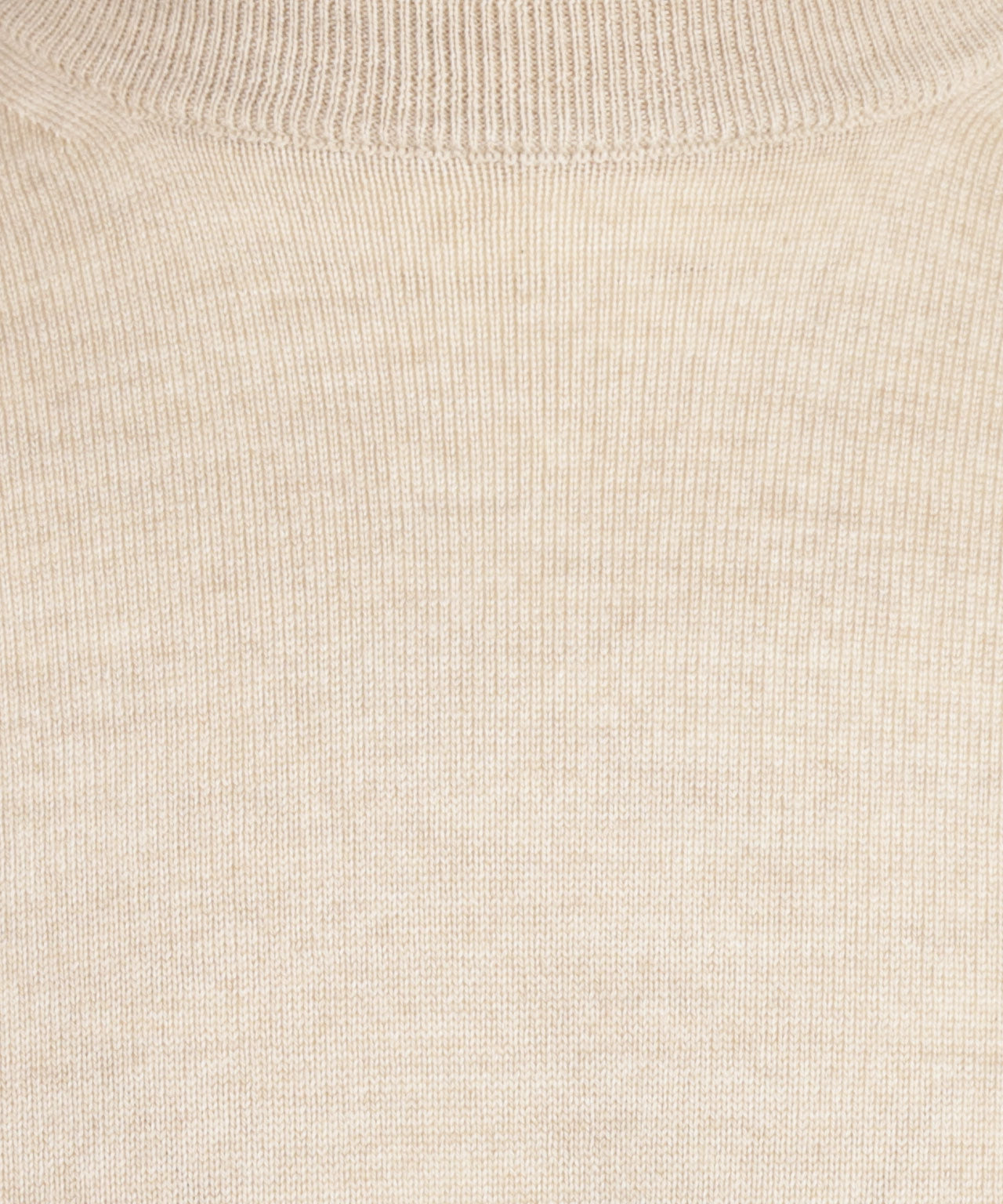 Merino Ronde Hals Pullover | Beige