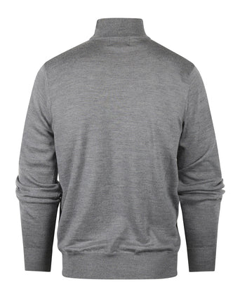 Merino wool turtle neck sweater | Grey