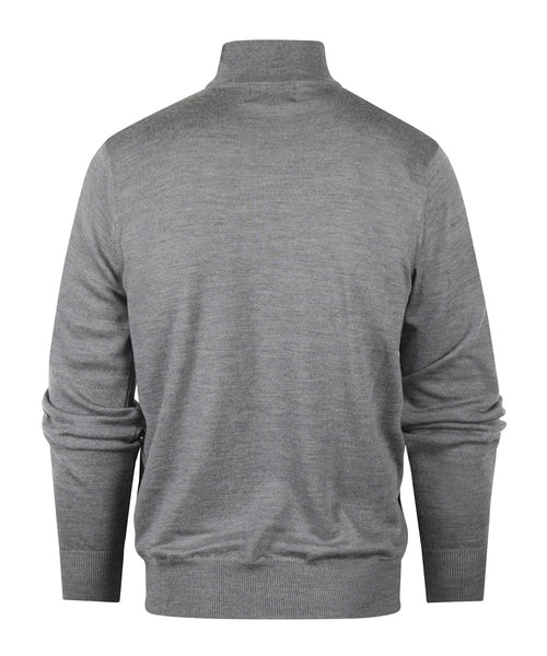 Merino wool turtle neck sweater | Grey