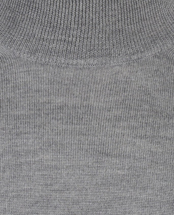 Merino wool turtle neck sweater | Grey