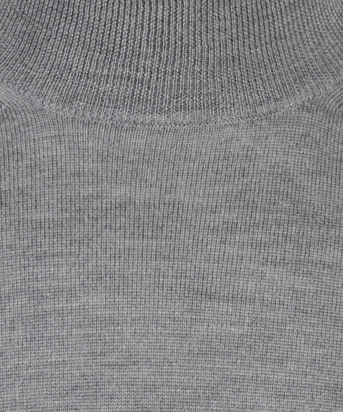 Merino wool turtle neck sweater | Grey