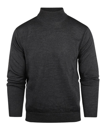 Turtle sweater Merino wool | Charcoal