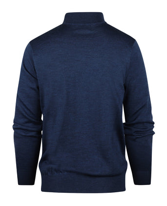 Turtle sweater Merino wool | Blue