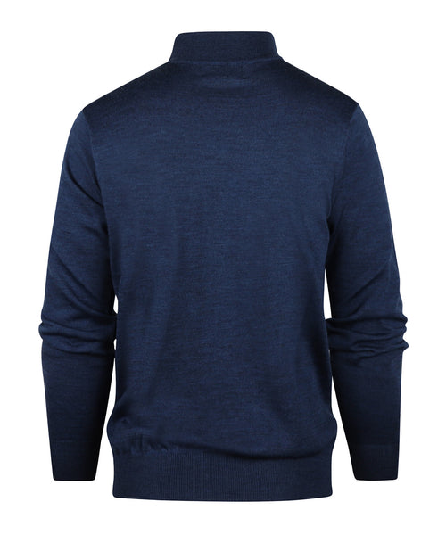Turtle sweater Merino wool | Blue