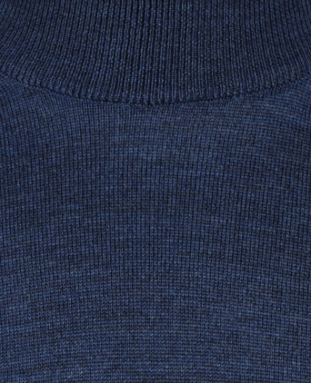 Turtle sweater Merino wool | Blue