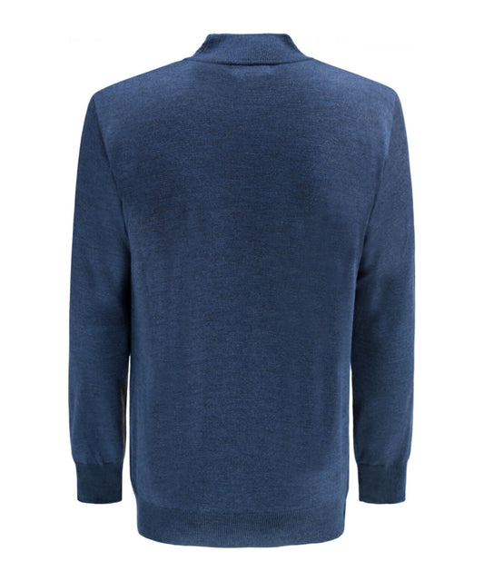 Turtle sweater Merino wool | Light Indigo
