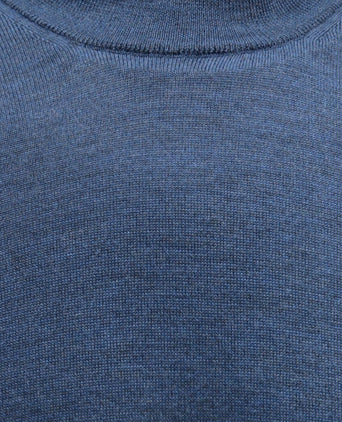 Turtle sweater Merino wool | Light Indigo