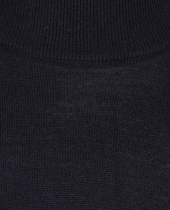 Turtle sweater Merino wool | Navy