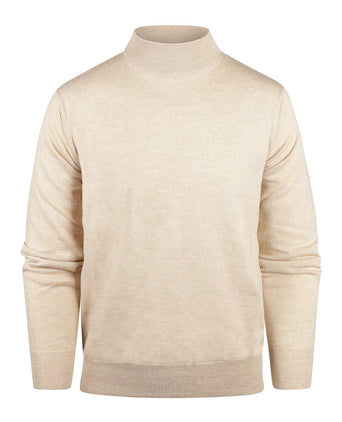 Turtle sweater Merino wool | Beige