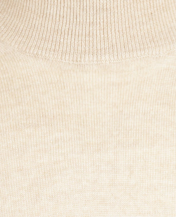 Turtle sweater Merino wool | Beige