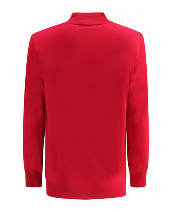 Turtle sweater Merino wool | Red