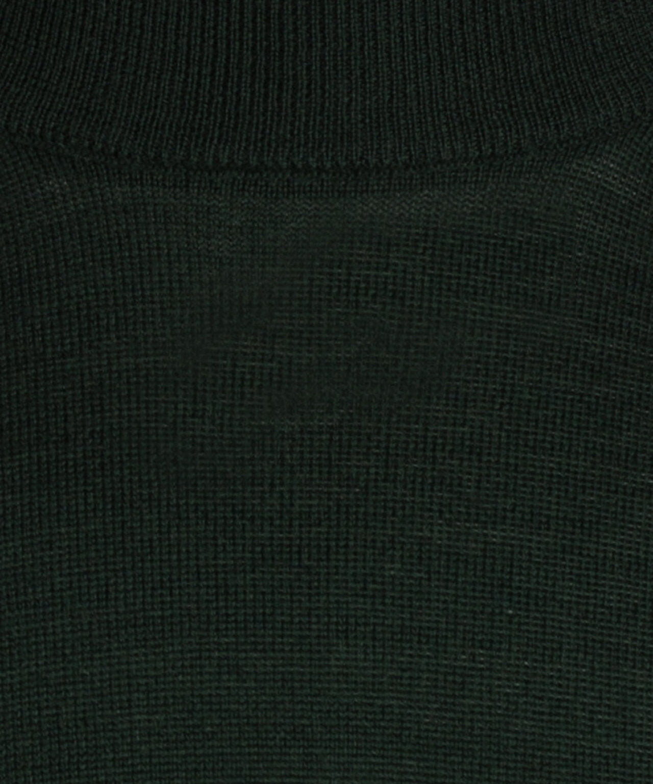 Merino Mock Neck Pullover | Fles Groen
