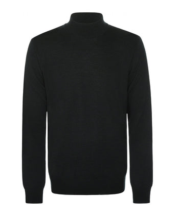 Turtle sweater Merino wool | Dark Green