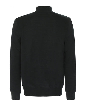 Turtle sweater Merino wool | Dark Green