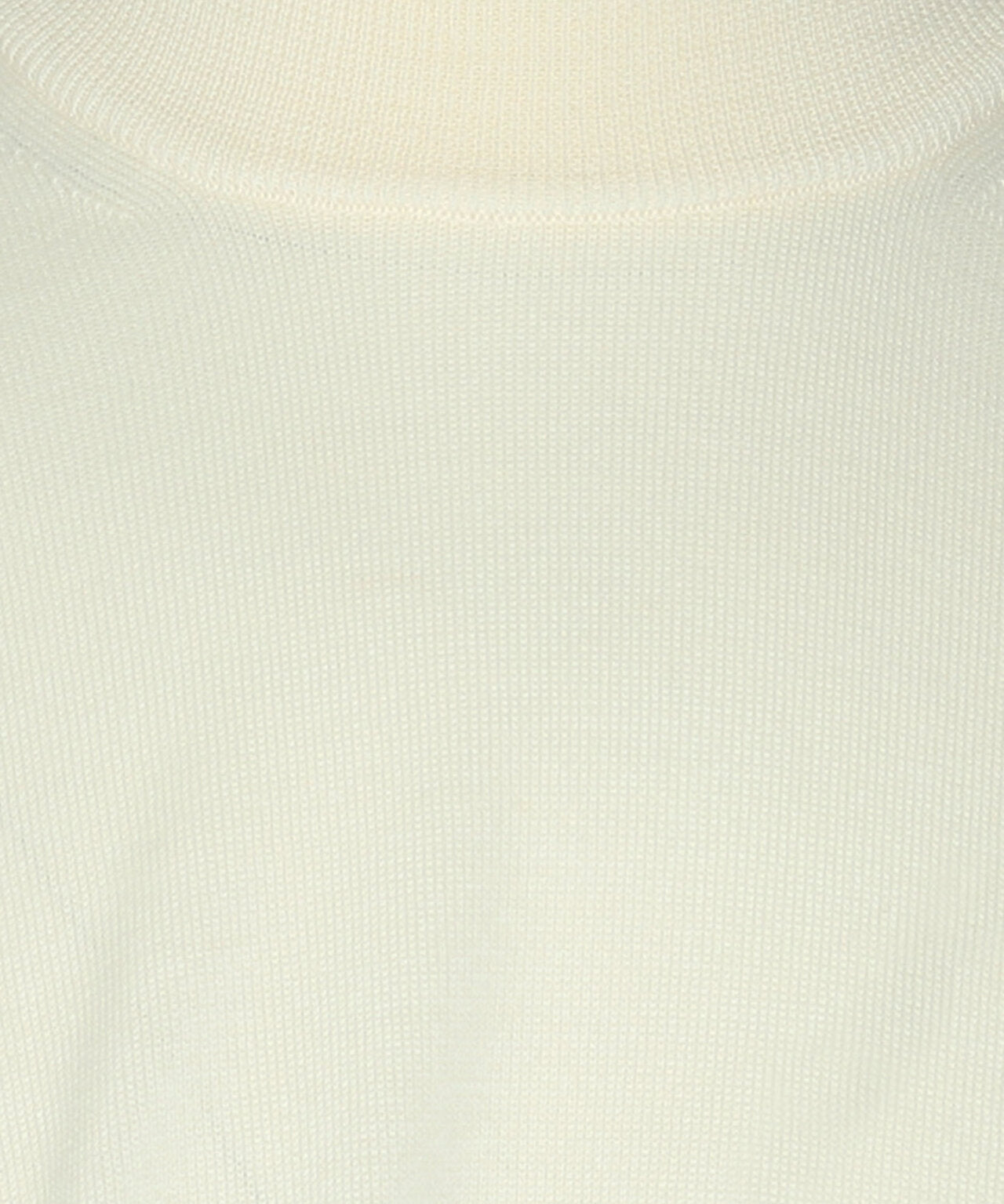 Merino Mock Neck Pullover | Wit