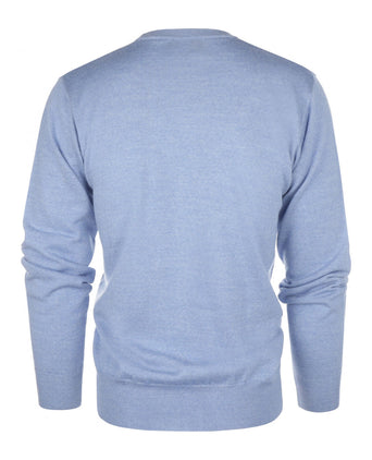 Button Vest fine Merino wool | Light Blue