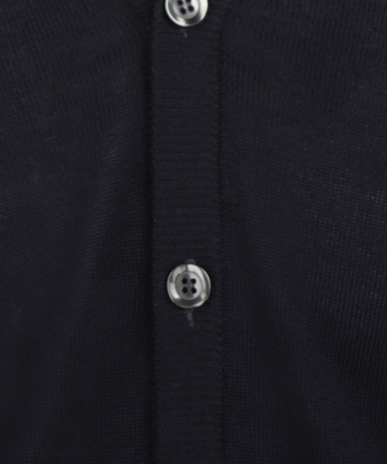 Cardigan mit Knöpfen, feine Merinowolle | Marineblau