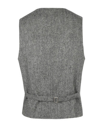Harris Tweed Gilet | Grey