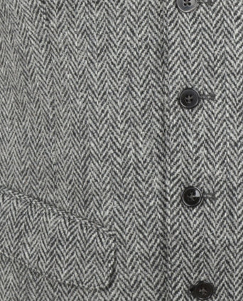 Harris Tweed Gilet | Grey