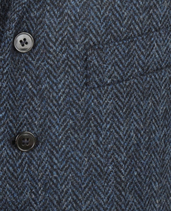 Harris Tweed Gilet | Blue
