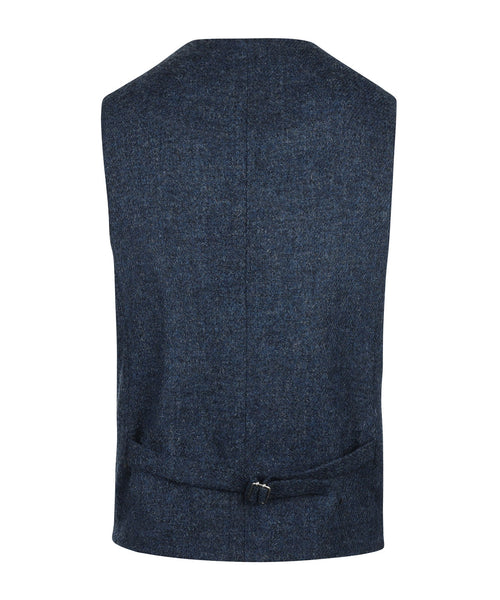 Harris Tweed Gilet | Blue