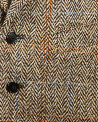 Harris Tweed Gilet | Brown